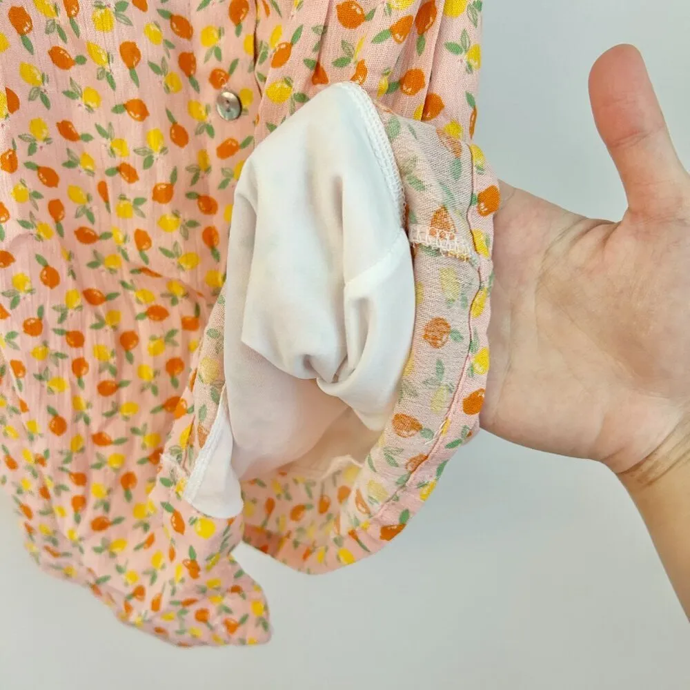 Dippin’ Daisy’s Pink Orange Freshly Squeezed Cut Out Dress Size S NWT - Image 8