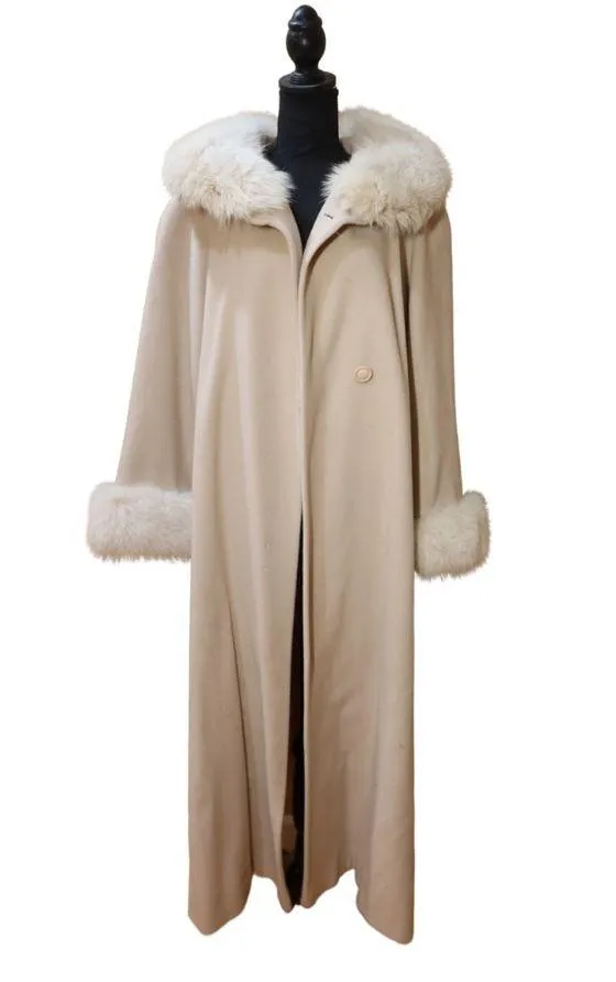 Marvin Richards Lambswool Faux Fur Coat  - Image 2