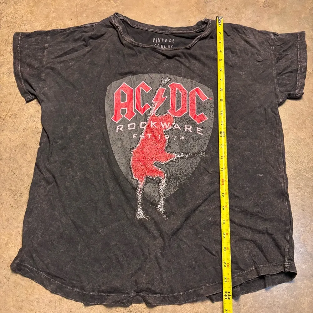 AC/DC Vintage Canvas slub t - Image 5