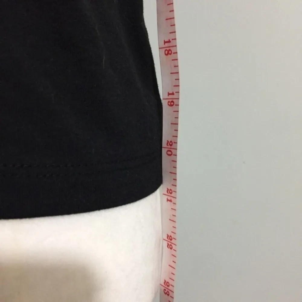 NWT Black Skeleton Rock Hand Tee T Shirt Top New - Image 6