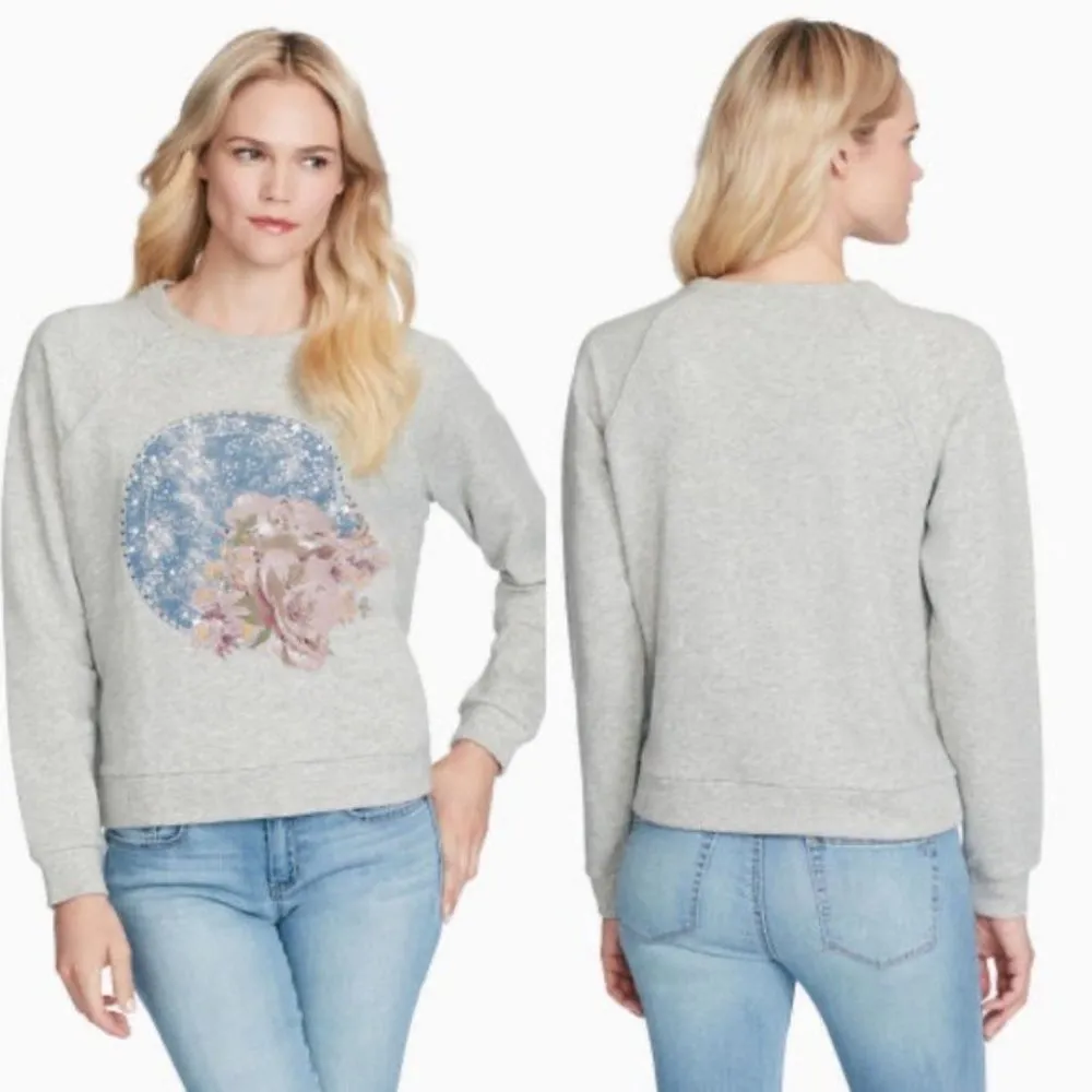 Jessica Simpson Sweatshirt Kera Shooting Star Size M NWT $69.50 - Image 8