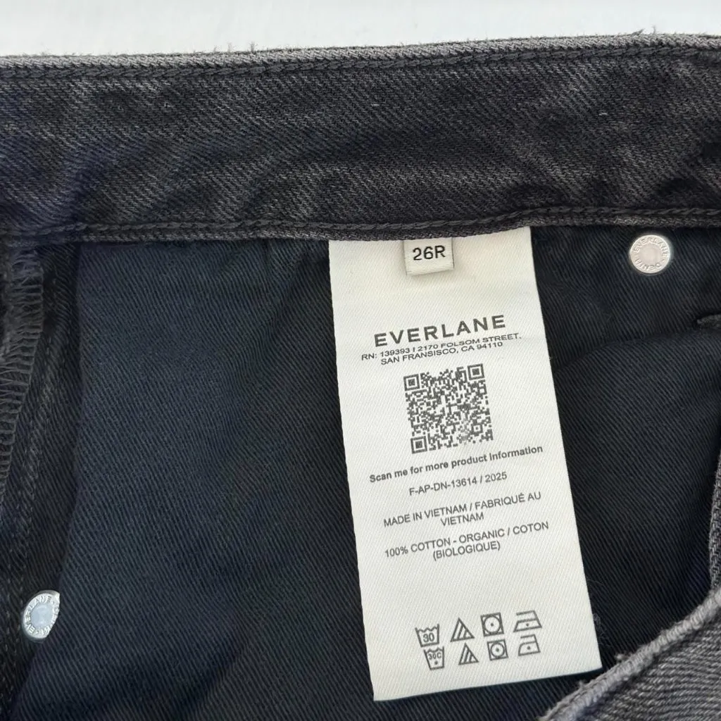 Everlane Loose Curve Jean in Carbon Midnight, Size 26 - Image 8