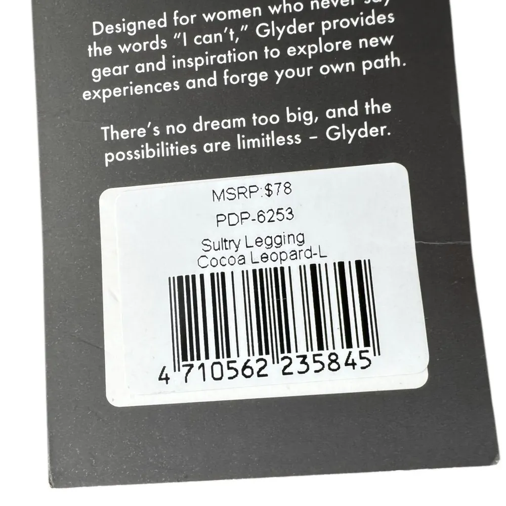 5/$35 Glyder Sultry Legging - Cocoa Leopard - Image 5