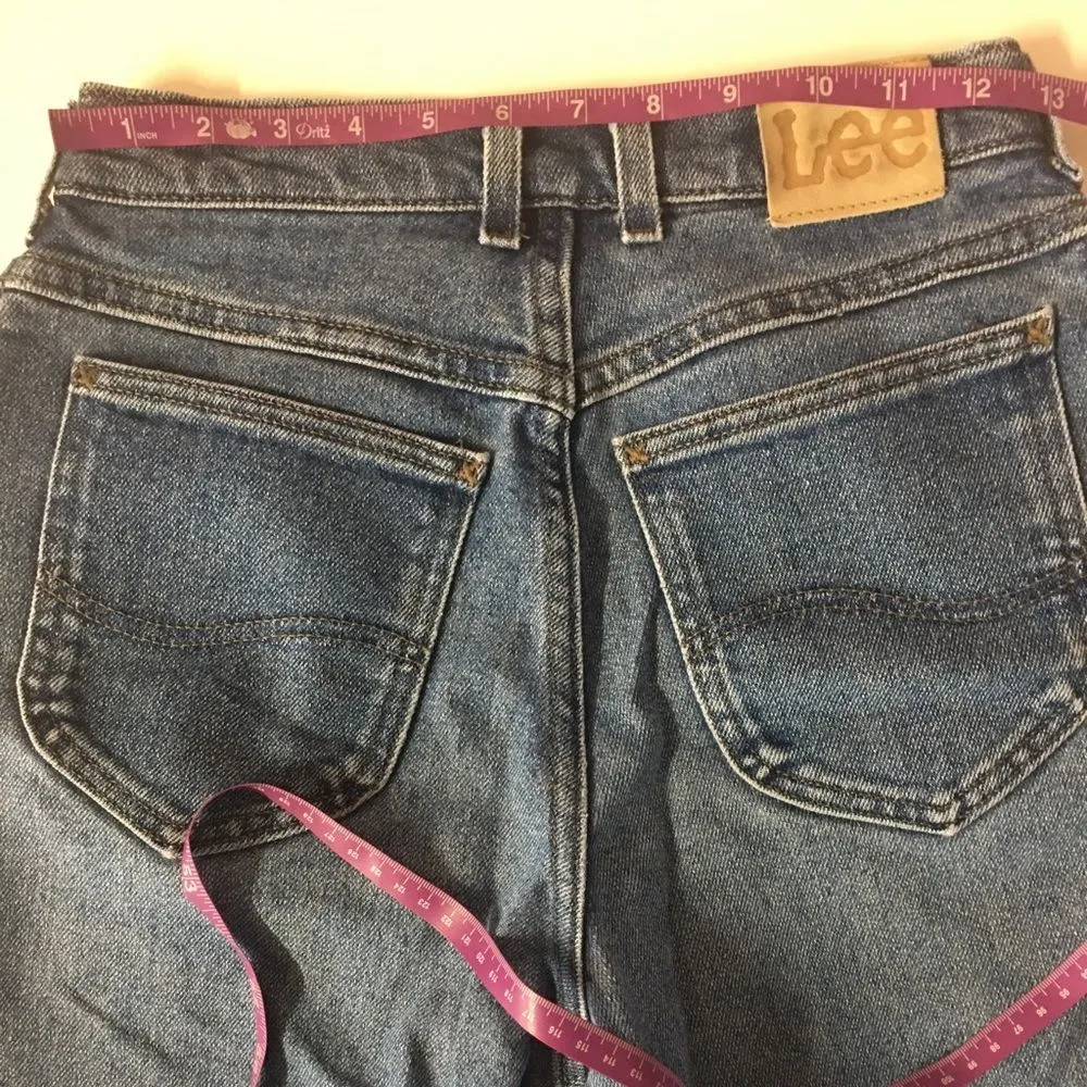 Vintage Lee Dark Wash Mom Jeans Size 26 GUC - Image 5