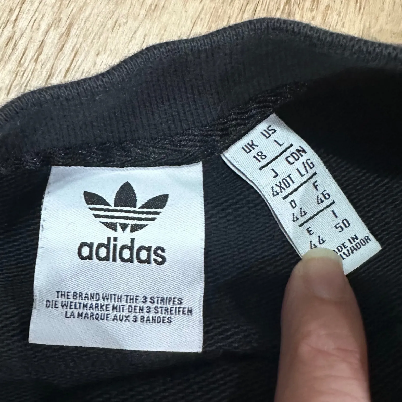 ADIDAS | Women's Black Long Sleeve Trefoil Logo Crew Neck Pullover Sweatshirt - Image 4