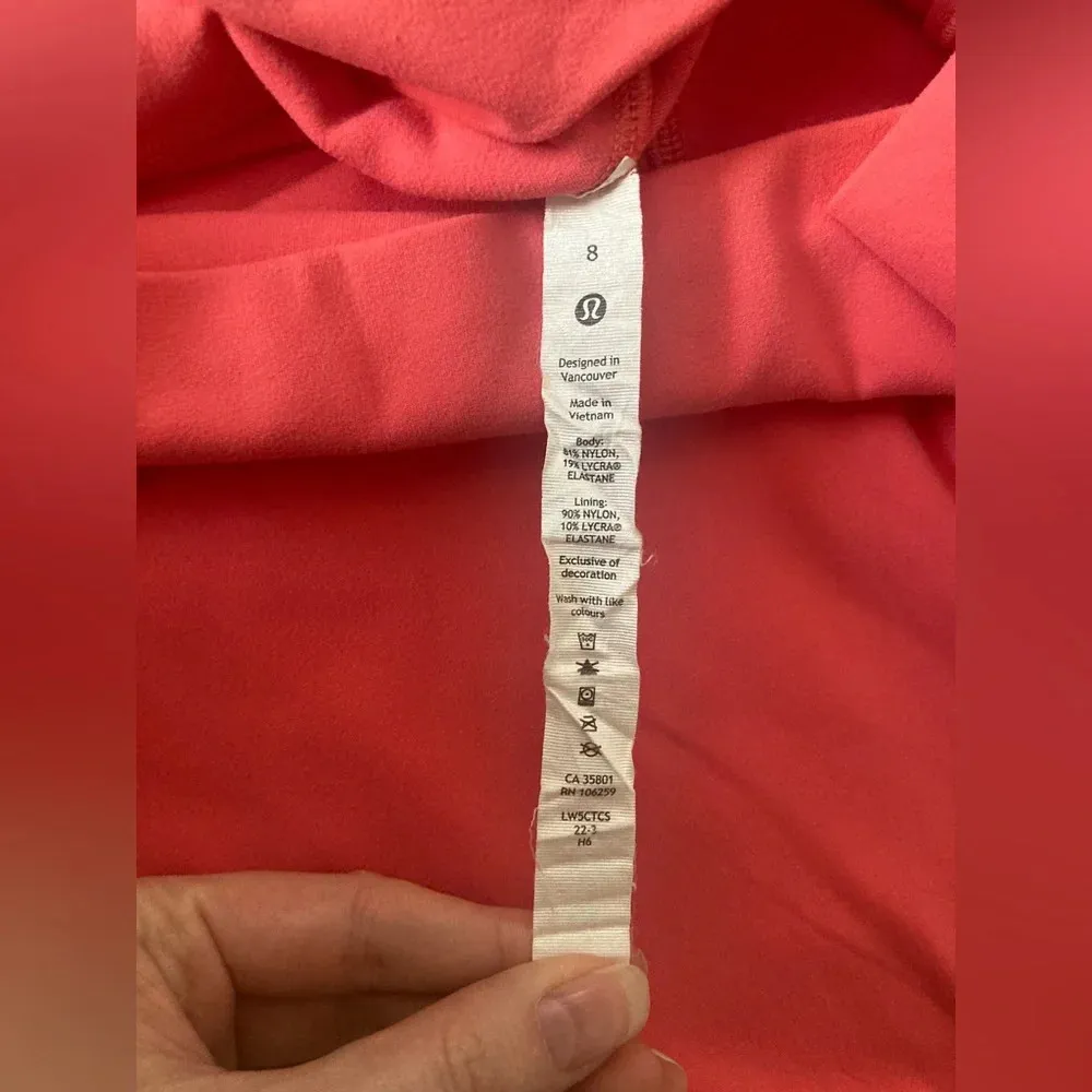 Lululemon Align High Rise Pant 25” Inseam Size 8 Pale Raspberry - Image 5