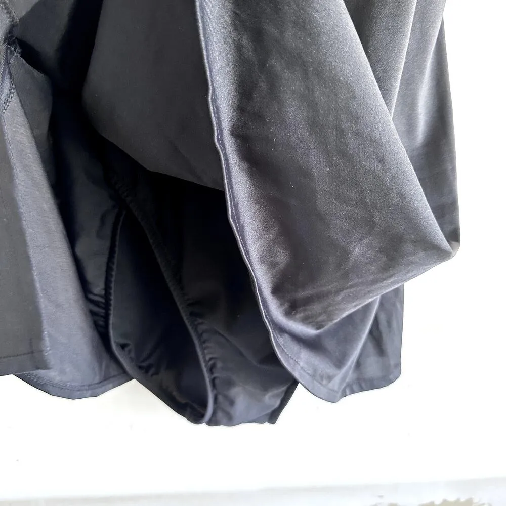 Vintage Miraclesuit One Piece Swimsuit Square Neck Removable Straps Black 18 - Image 2