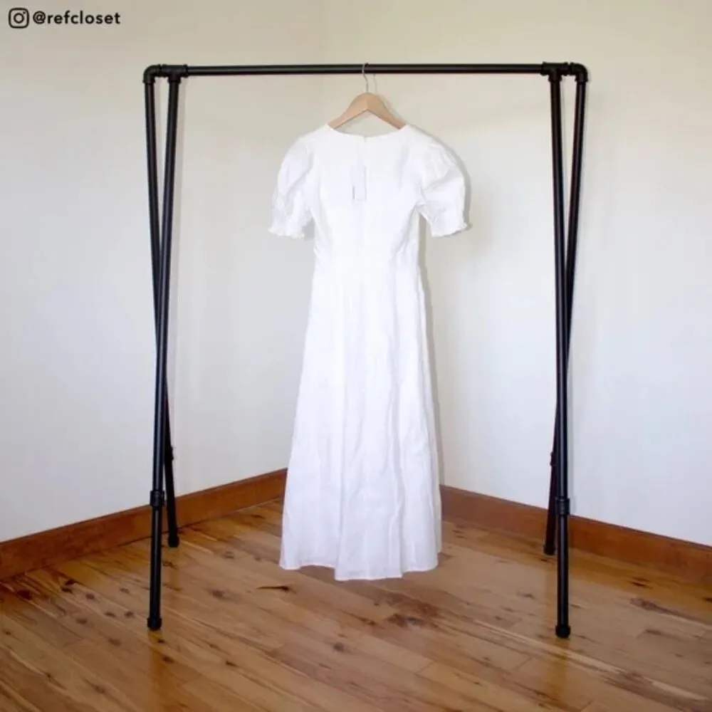 1HR SALE ⚡Reformation Windsor Dress (White) - Image 3