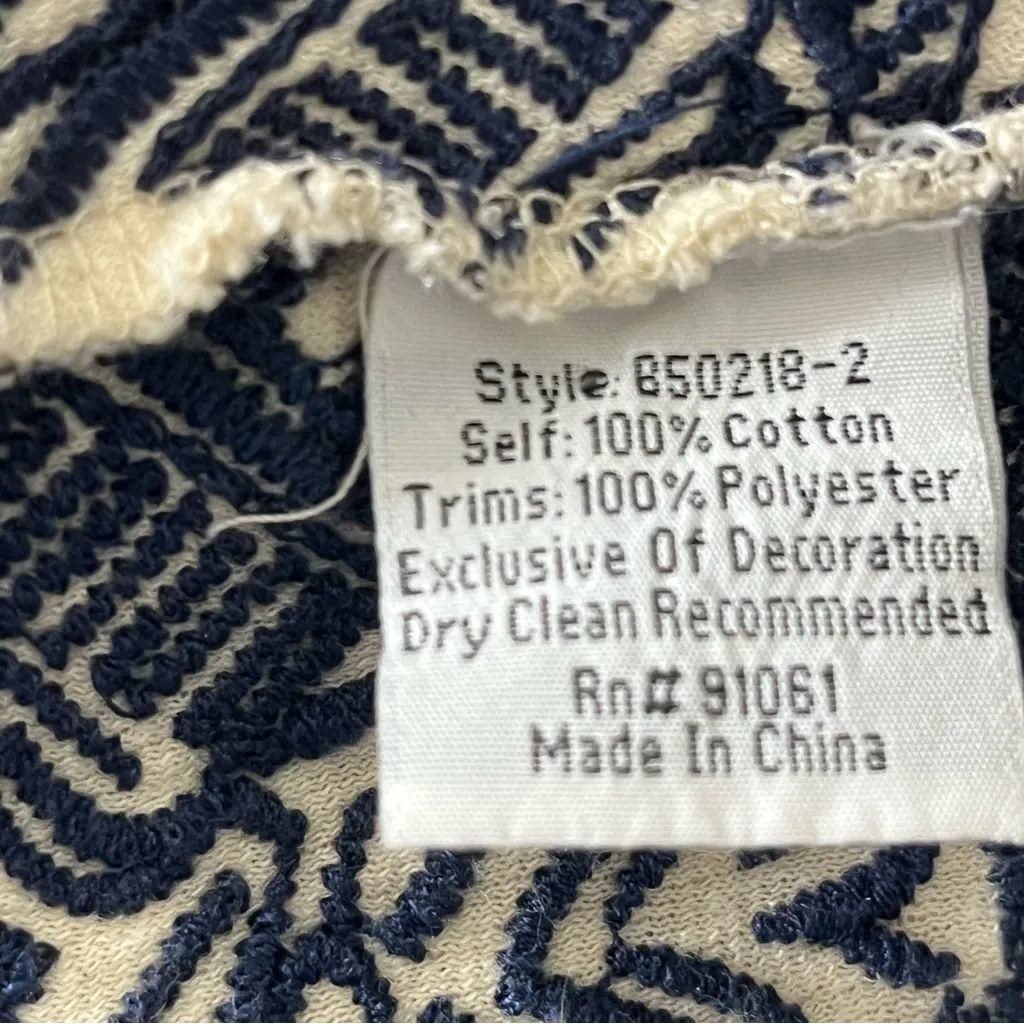 Johnny Was Biya Nebolisse Duster Women’s Large Beige Hooded Boho Embroidered - Image 10