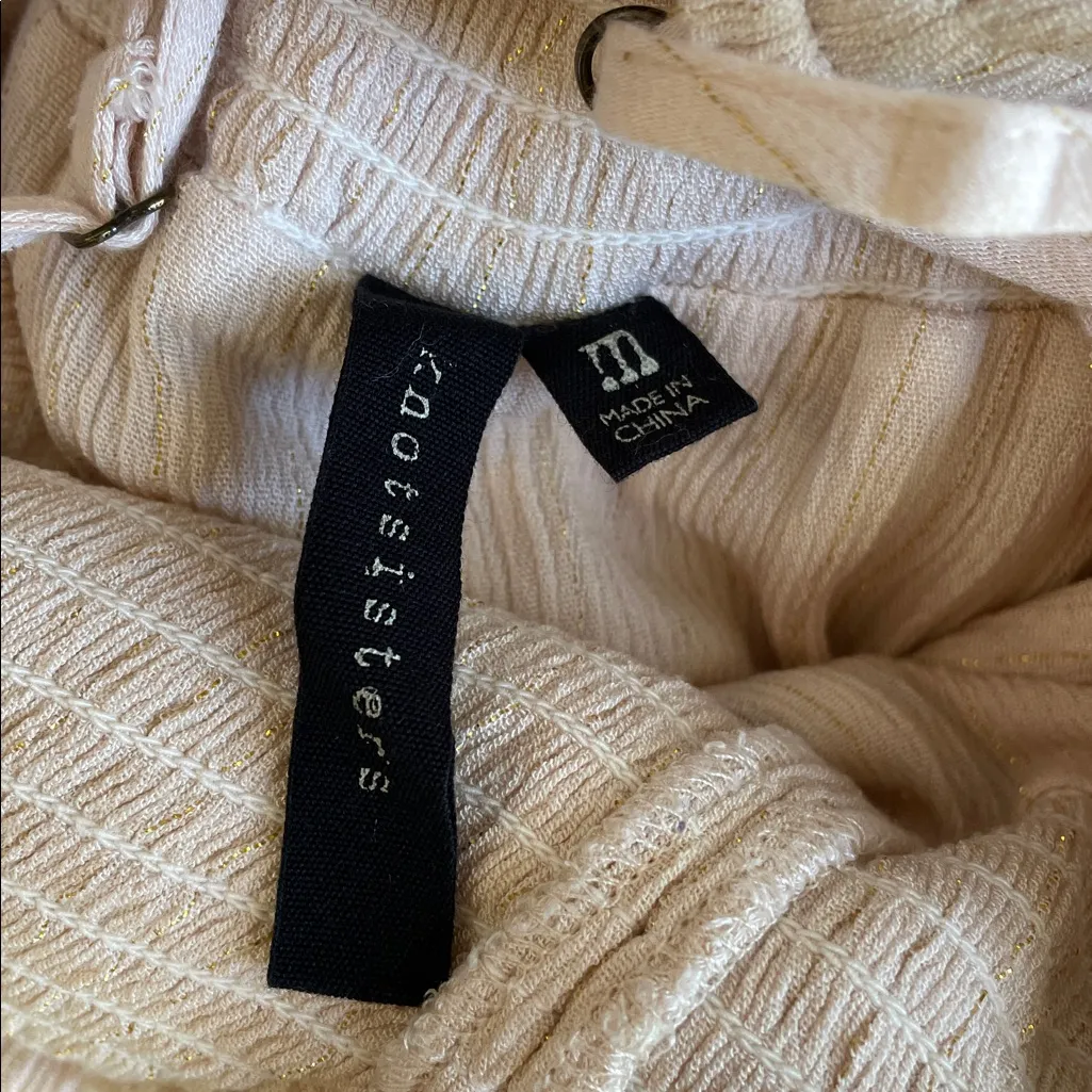 Knot Sisters Cream Huntley Jumpsuit - Image 6