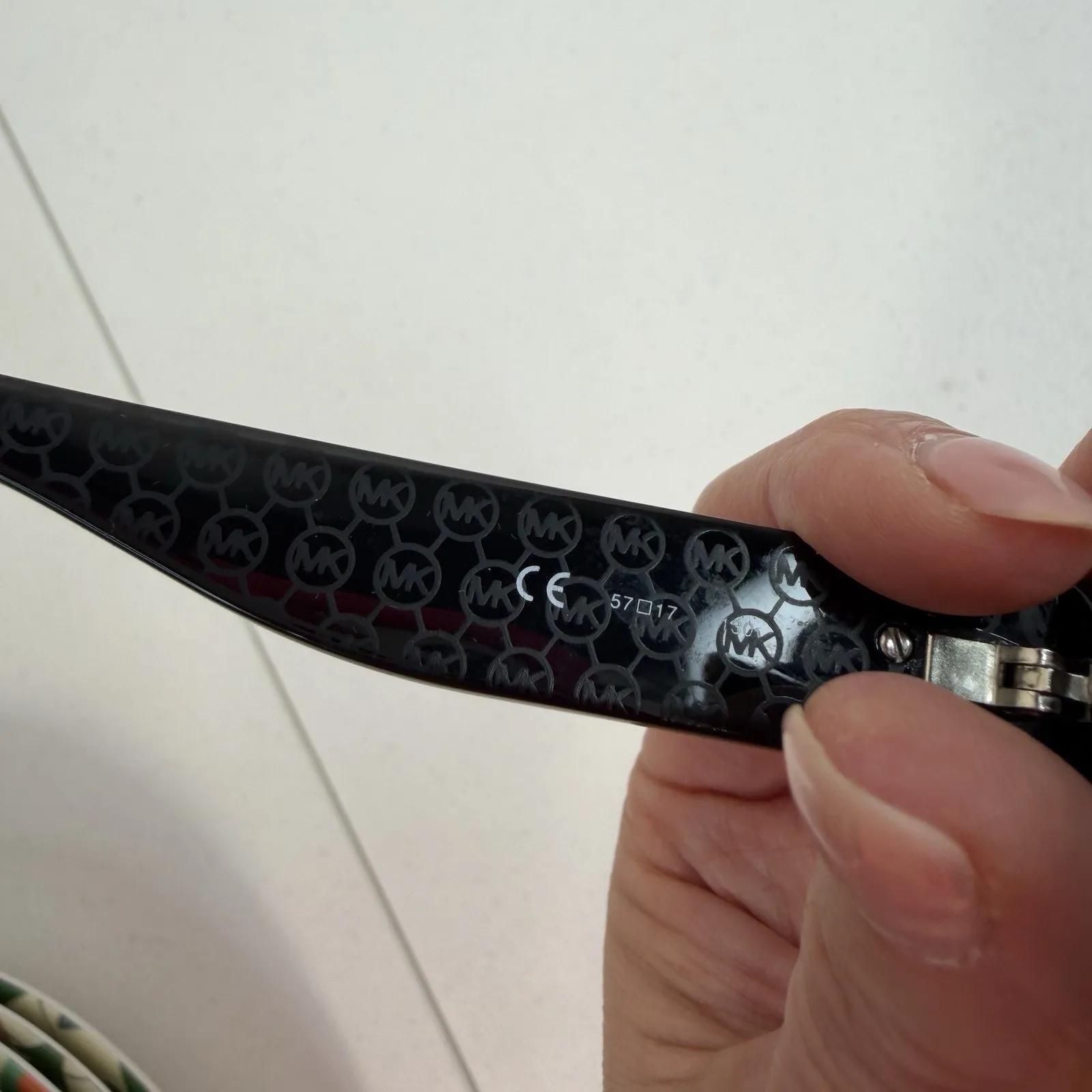 Michael Kors Women’s Sunglasses FRAMES ONLY Brown Gold Logo Cateye Shape - Image 12