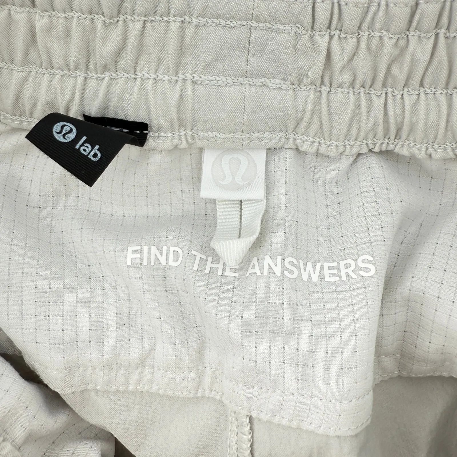 Lululemon‎ lab High-Rise Cuffed Trouser 26" Light Vapor Women 10 Cargo Pocket - Image 8