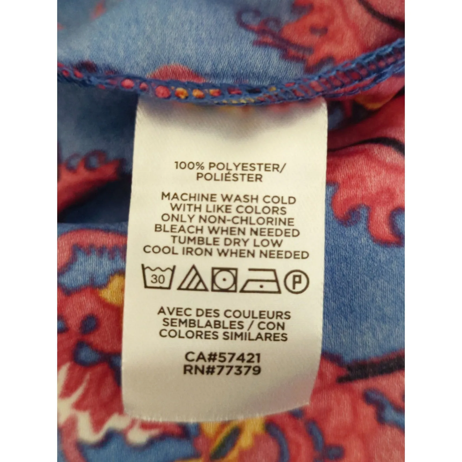 Ann Taylor Blue Floral Paisley Sleeveless Shift Midi Bohemian Dress Medium NWT - Image 9