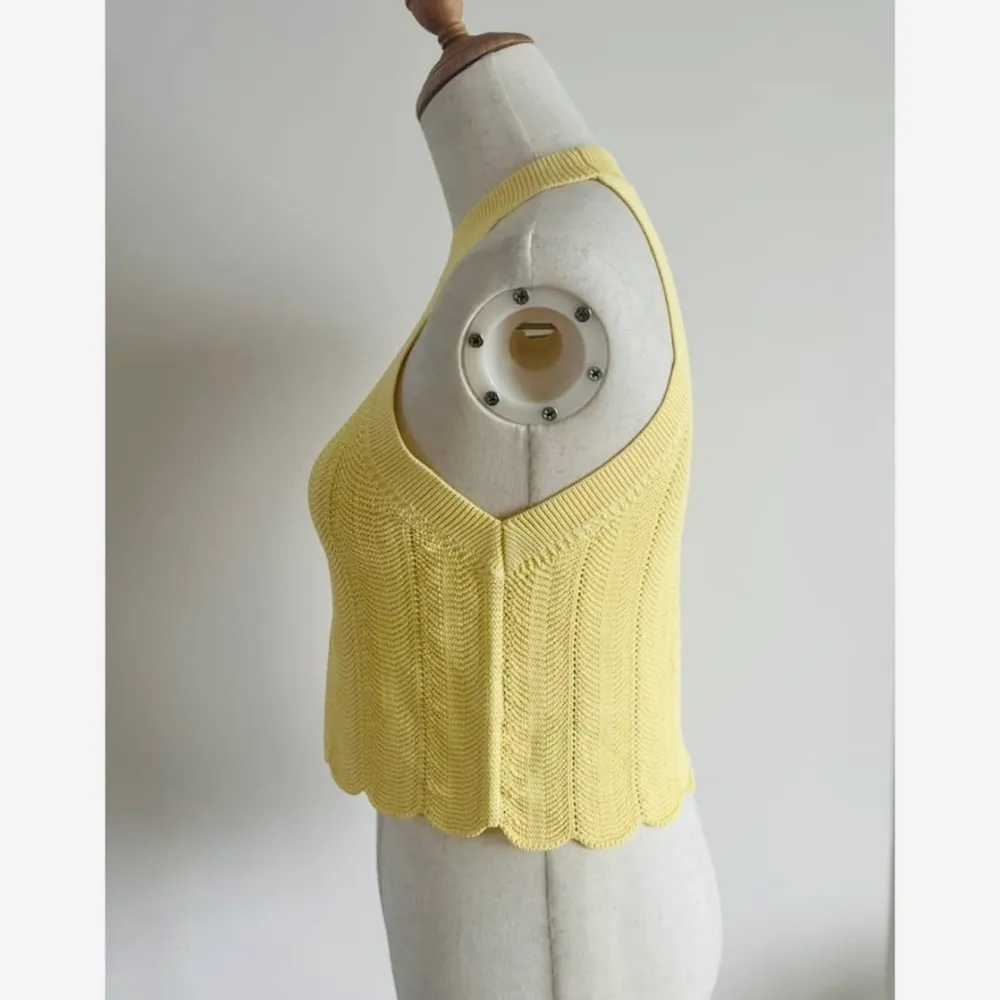 Aritzia Wilfred lemon merengue yellow top - Image 3