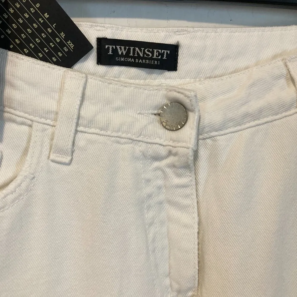 Twin Set women's size 26 gem embellished "8388" soft - Image 5