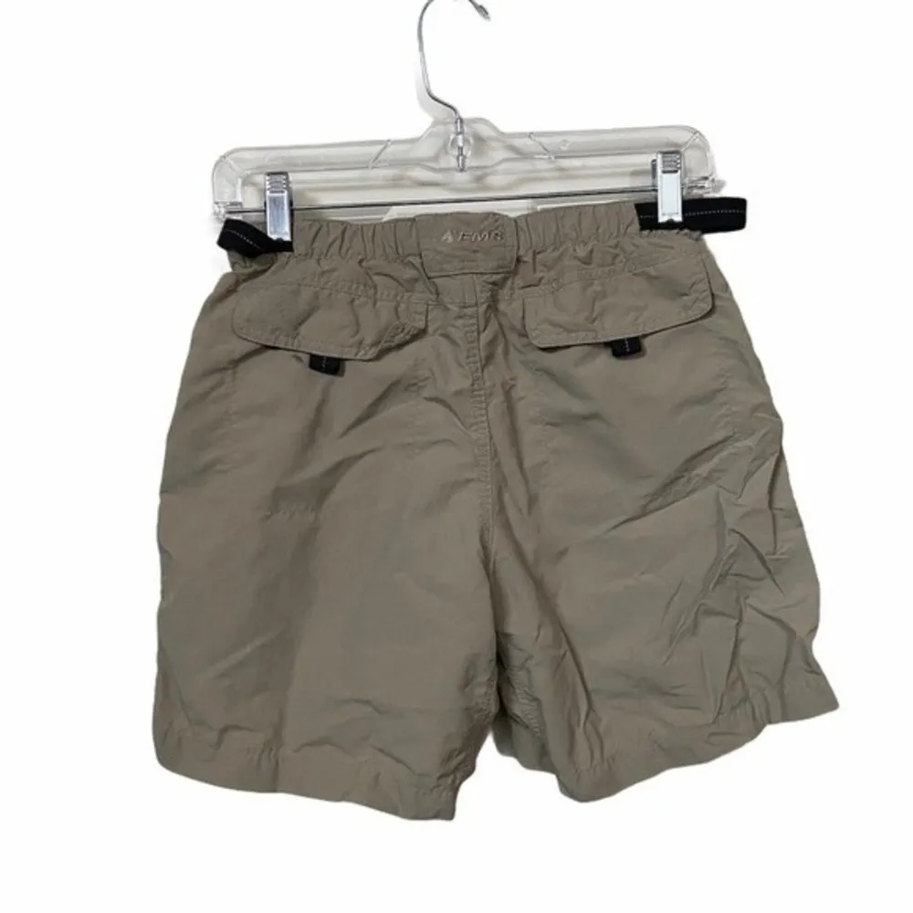 Eastern Mountain Sports Size 8 Tan Belted Hiking Gorpcore Outdoorsy Shorts. - Image 2