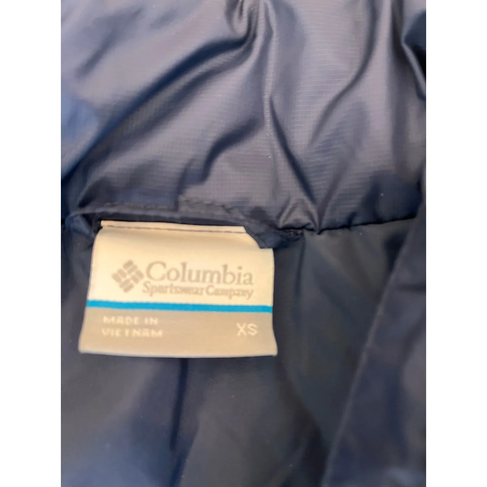 Columbia Nylon Vest Women XS Hooded Full Zip Pockets Lightweight Hiking Outdoor - Image 2