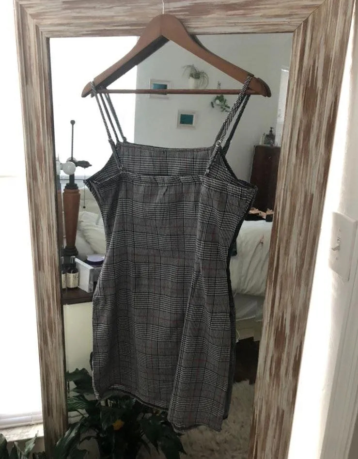 Plaid Mini Dress Size M - Image 2