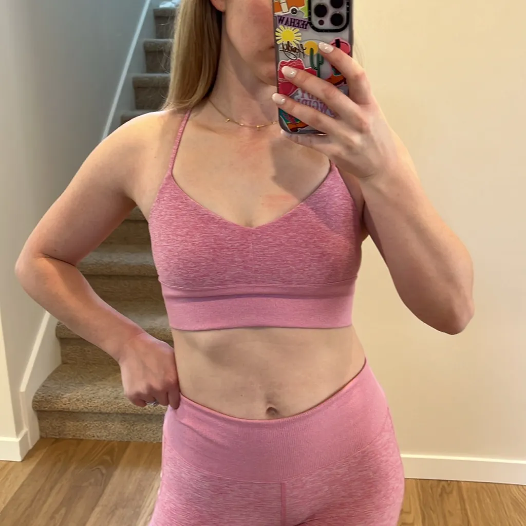 Pink Alo Yoga Activewear Set - Image 2