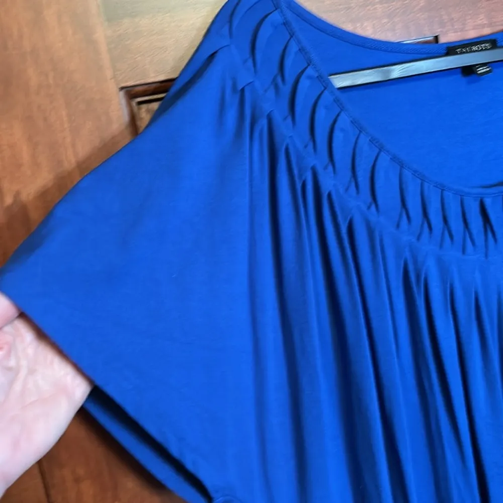 Talbots royal blue stretchy dress size 2X - Image 3