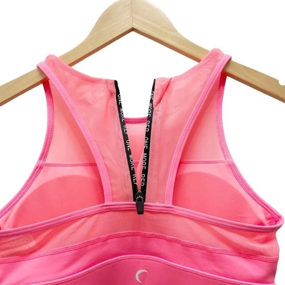 NWT Zyia Active Hot Coral Pink All Star Sports Bra One More Rep Size Small NEW - Image 7