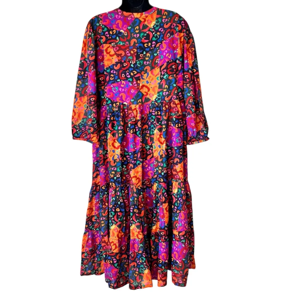 BRITON COURT orchid maxi dress Orange Size XL - Image 10