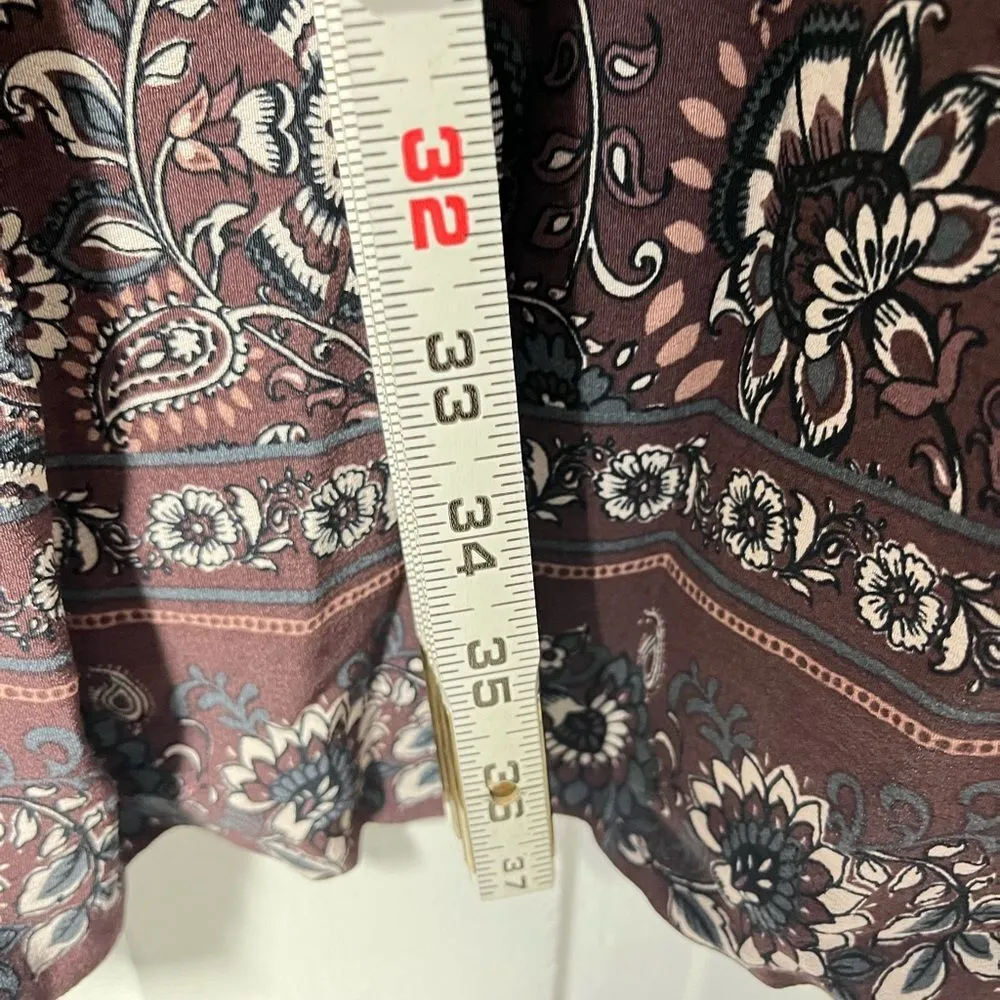 Garnett Hill Paisley bohemian drop waist dress size 6 - Image 4