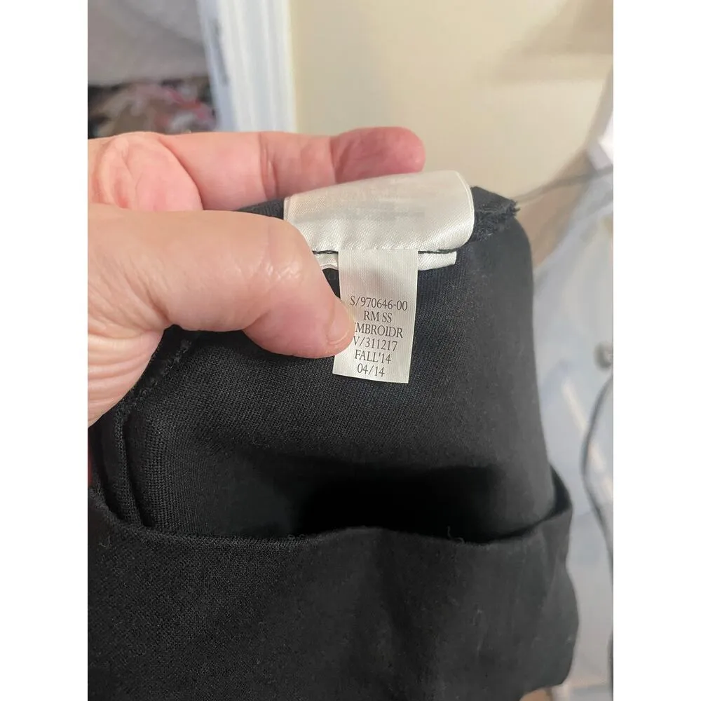 Roland Mouret for Banana Republic Black Sheath dress with lace. Size 10 - Image 13