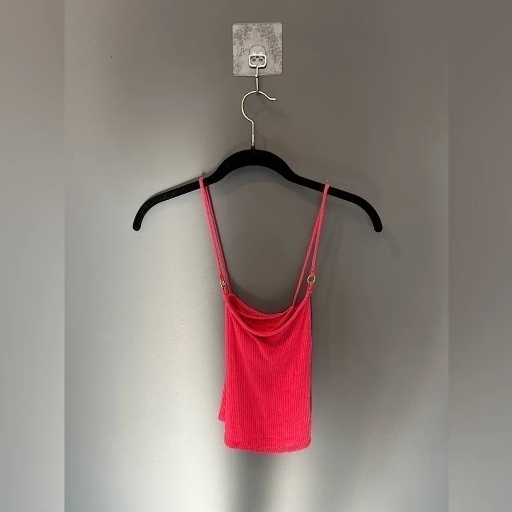 Red Project Social Tank Crop Top, Small - Image 2