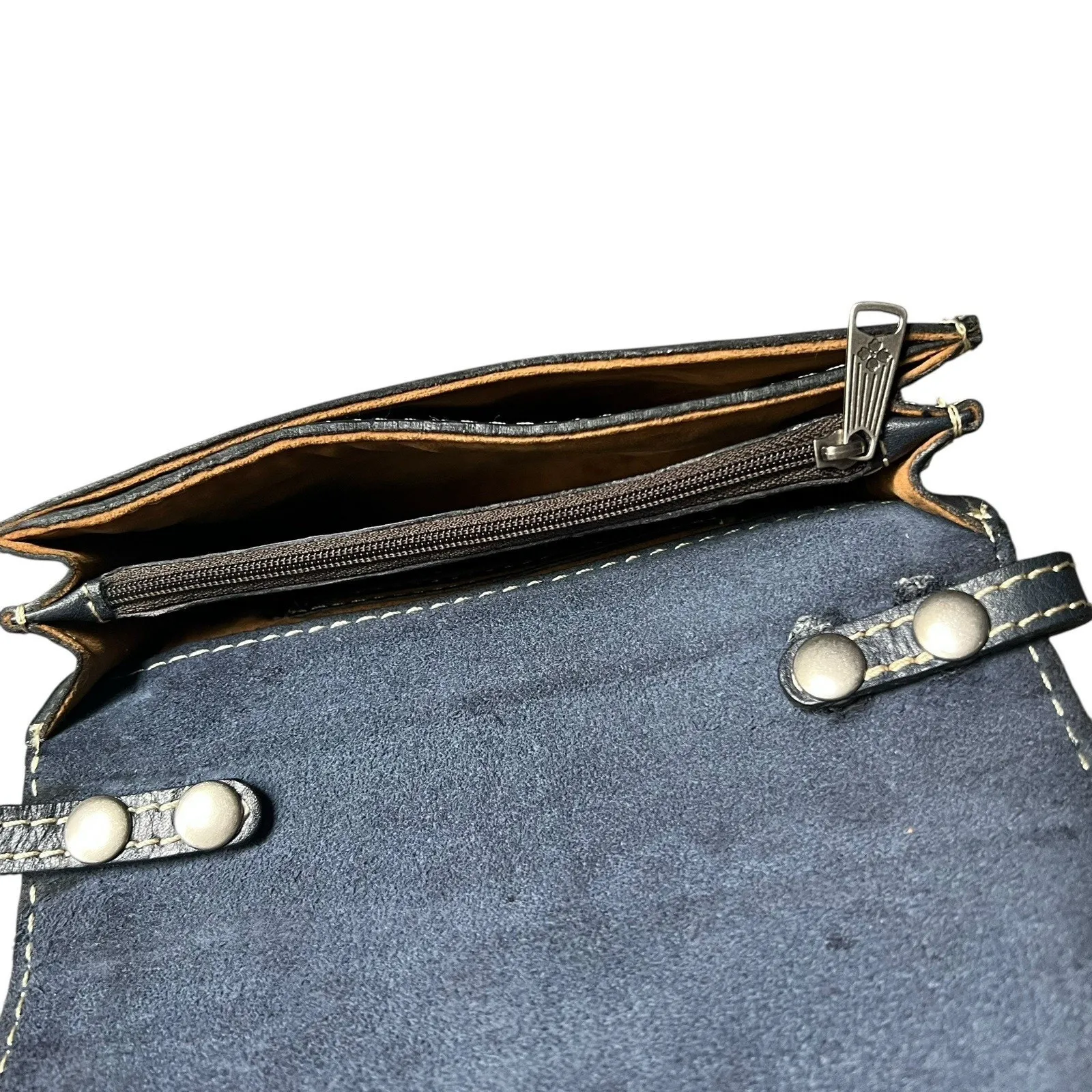 Patricia Nash Torri Small Crossbody Purse P06107 Tooled Embossed Leather As Is - Image 10