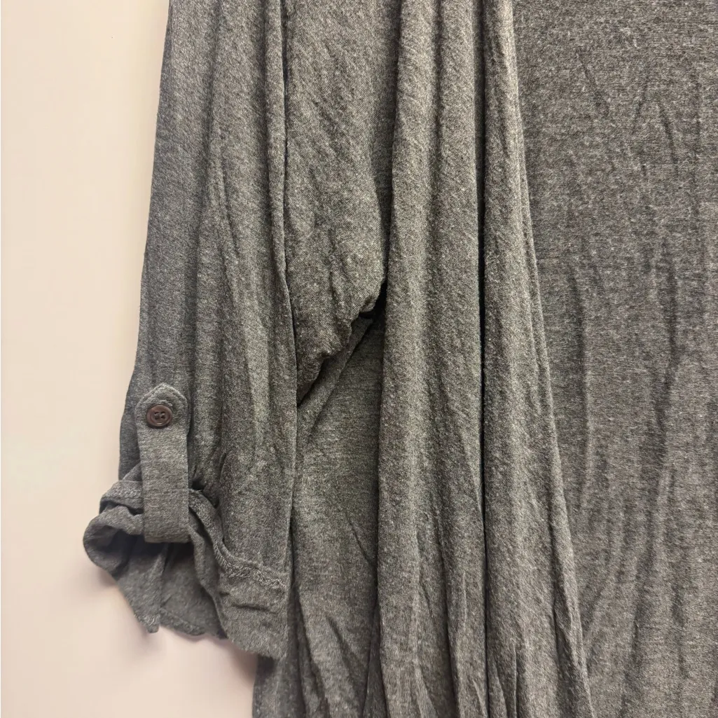 AGB‎ Charcoal Women's Cardigan Gray Size undefined - Image 2