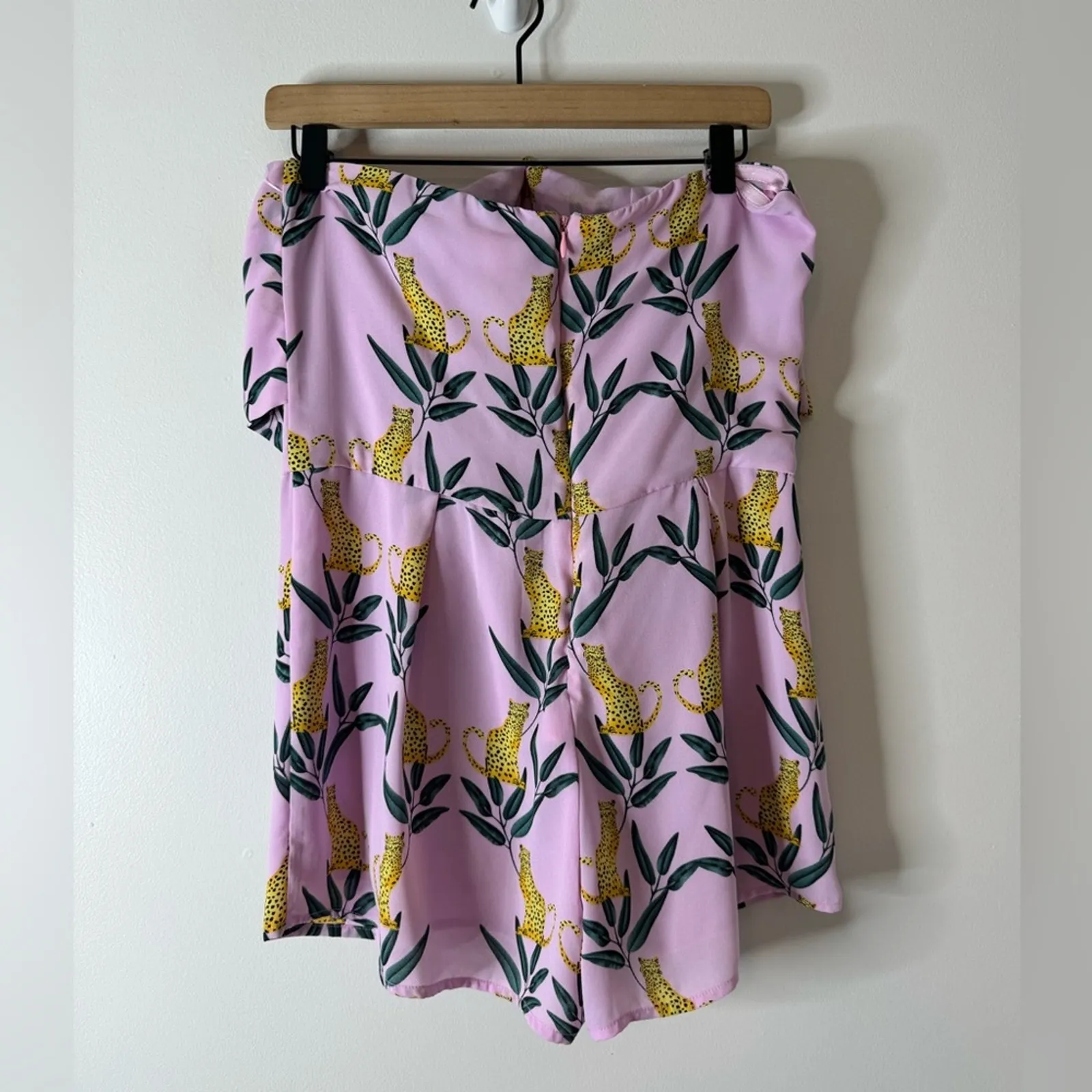 BuddyLove Jumbie Sleeveless Romper - Jungle Cat - Purple medium - Image 4