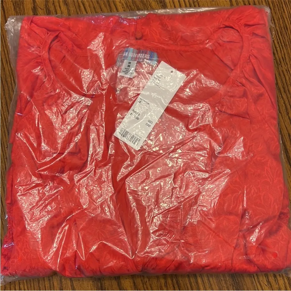 Urban outfitters Dress Medium red Rebecca long sleeve scarlet crimson mini NWT - Image 5