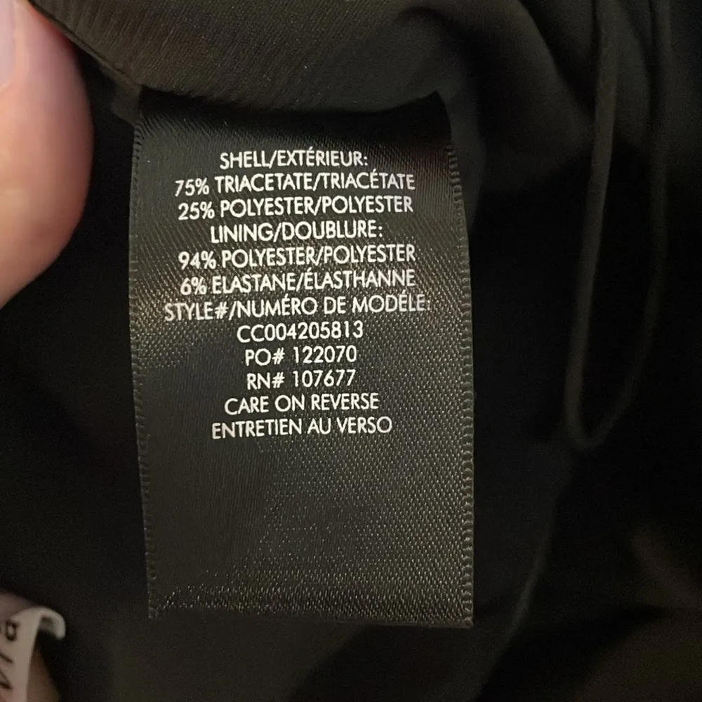 Alice + Olivia Harmon Cropped Belted Wide Leg Gaucho Satin Jumpsuit Black Size 2 - Image 7