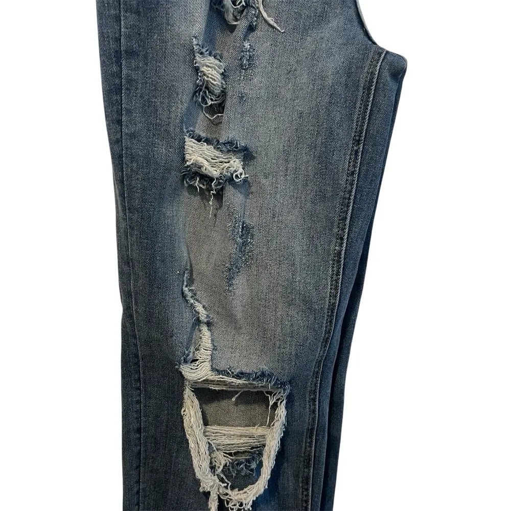 Risen Jeans Distressed Boyfriend Jeans Size 13/31 Blue - Image 2