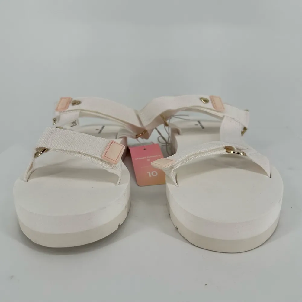 Stoney Clover Lane x Target White Strap Sandals size 10 - Image 3