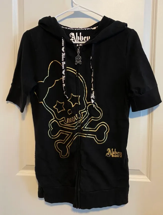 Hoodie Sweater Women Black Size L - Image 2