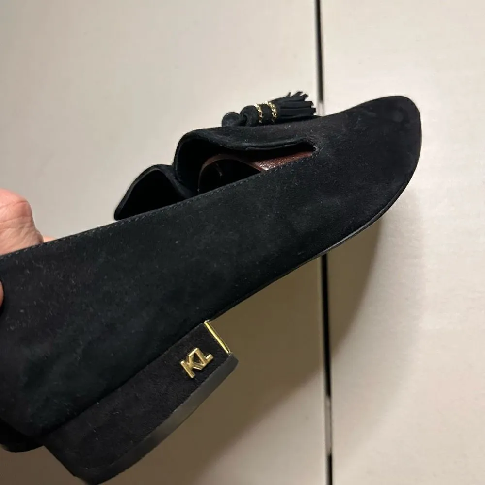 Karl Lagerfeld tassel clover flats loafer 7 - Image 8