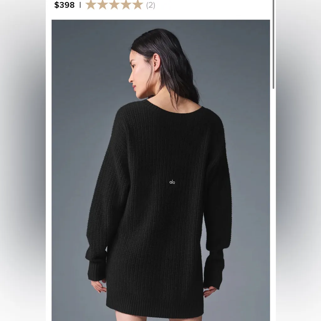 ALO Yoga Women's Cashmere Plush Waffle Dress - Image 2