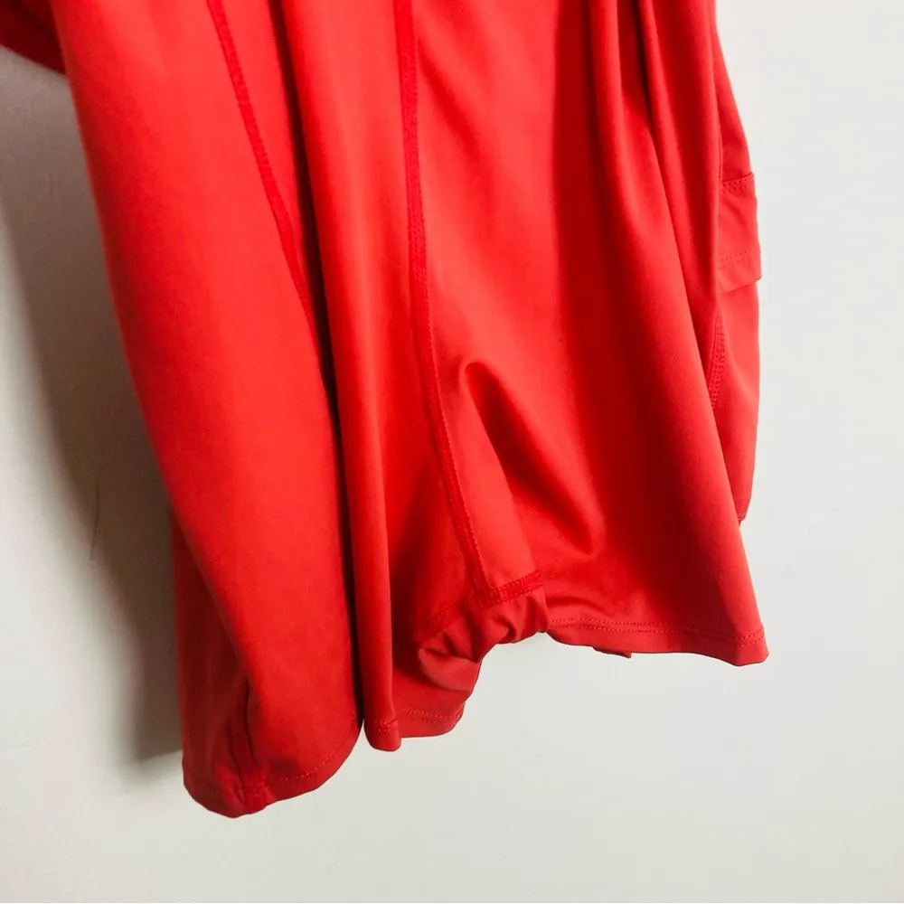 Abercrombie & Fitch wanderer athletic dress with built in shorts in orange. XL - Image 3