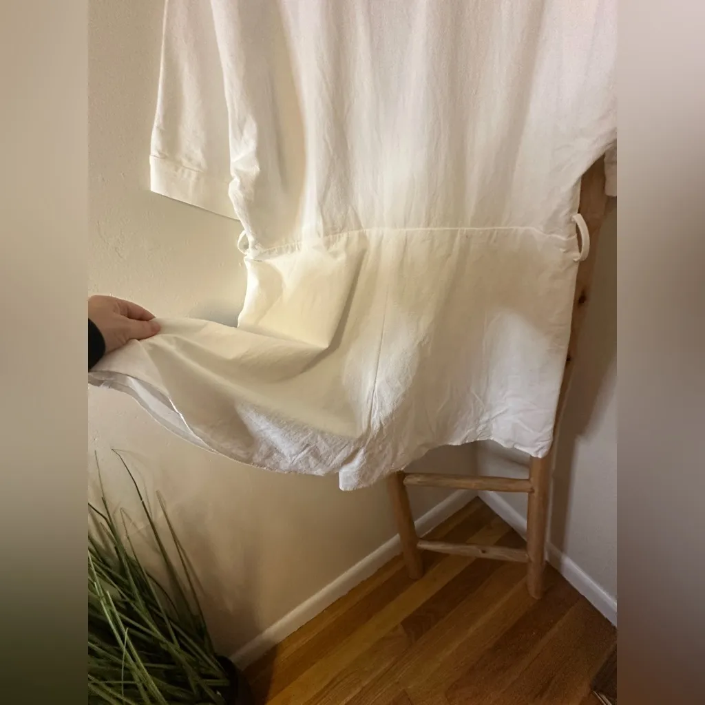 Commense White Cotton Jumpsuit Small NWT - Image 7