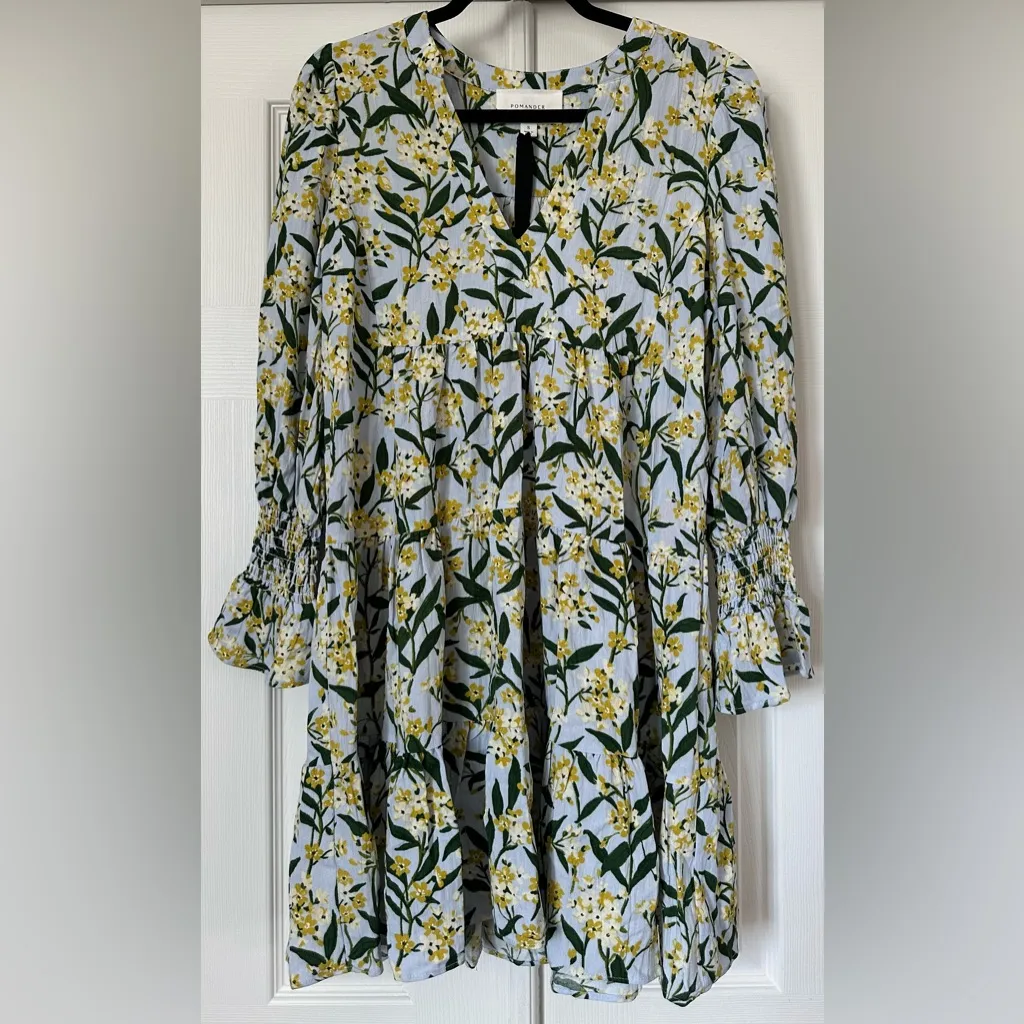 POMANDER PLACE Palmetto Garden Kenzo Dress size small Blue - Image 3