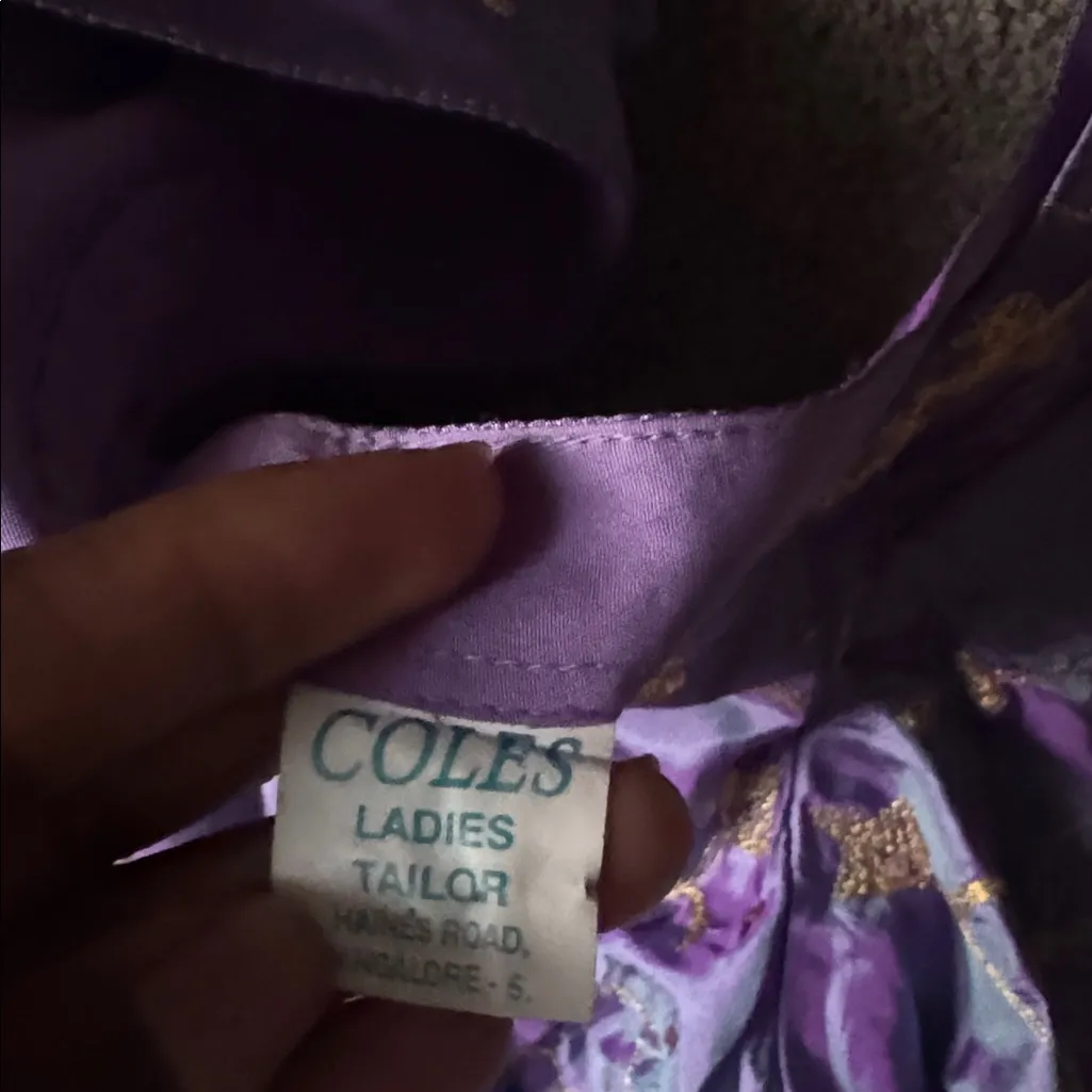 Indian Purple/Yellow Three Piece Set SIZE S - Image 3