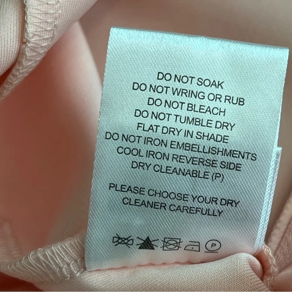 Bronx & Banco strapless off shoulder bodycon Dress, open back, pink, size 4US - Image 16