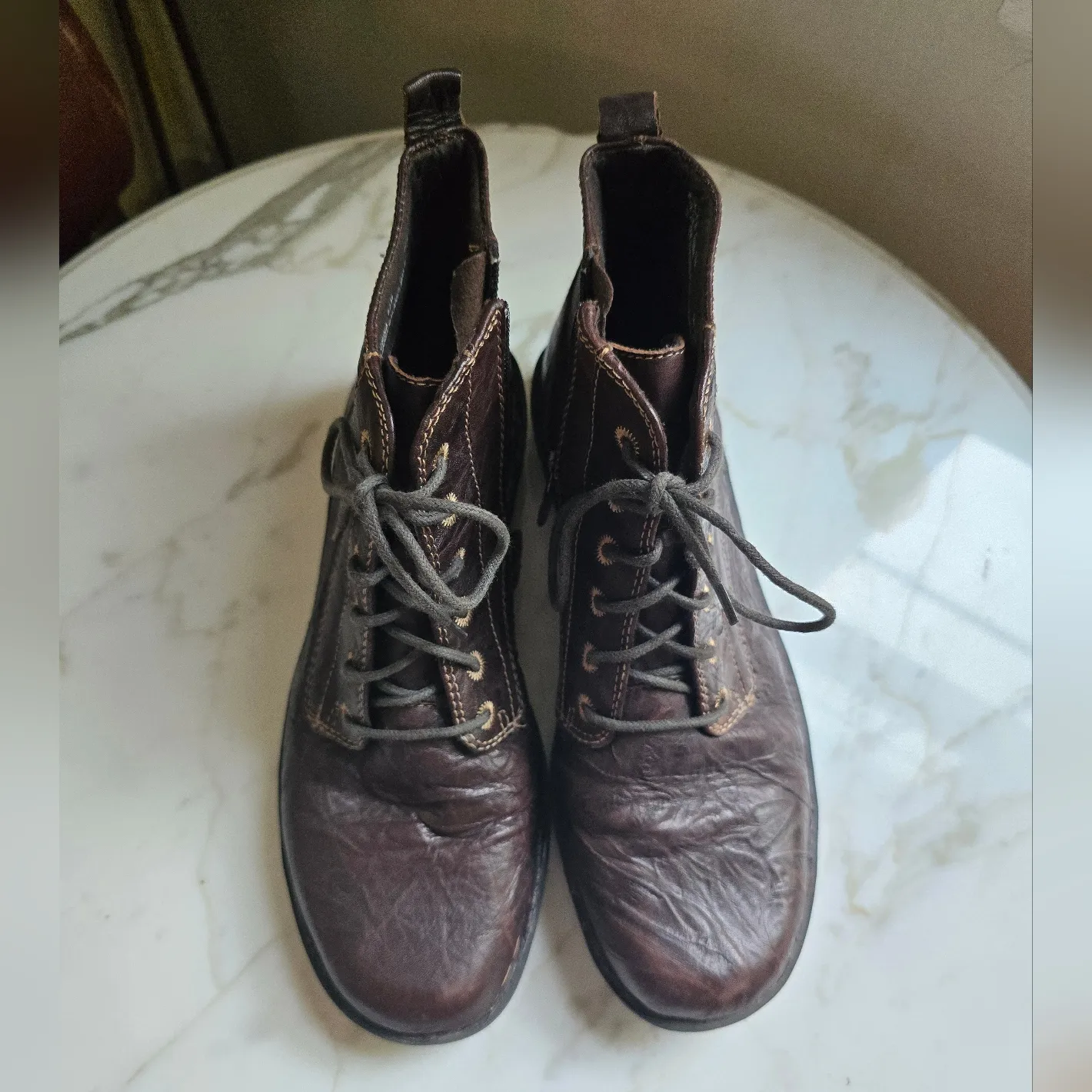 Clarks Nikki Women Brown Leather Boots - Image 3