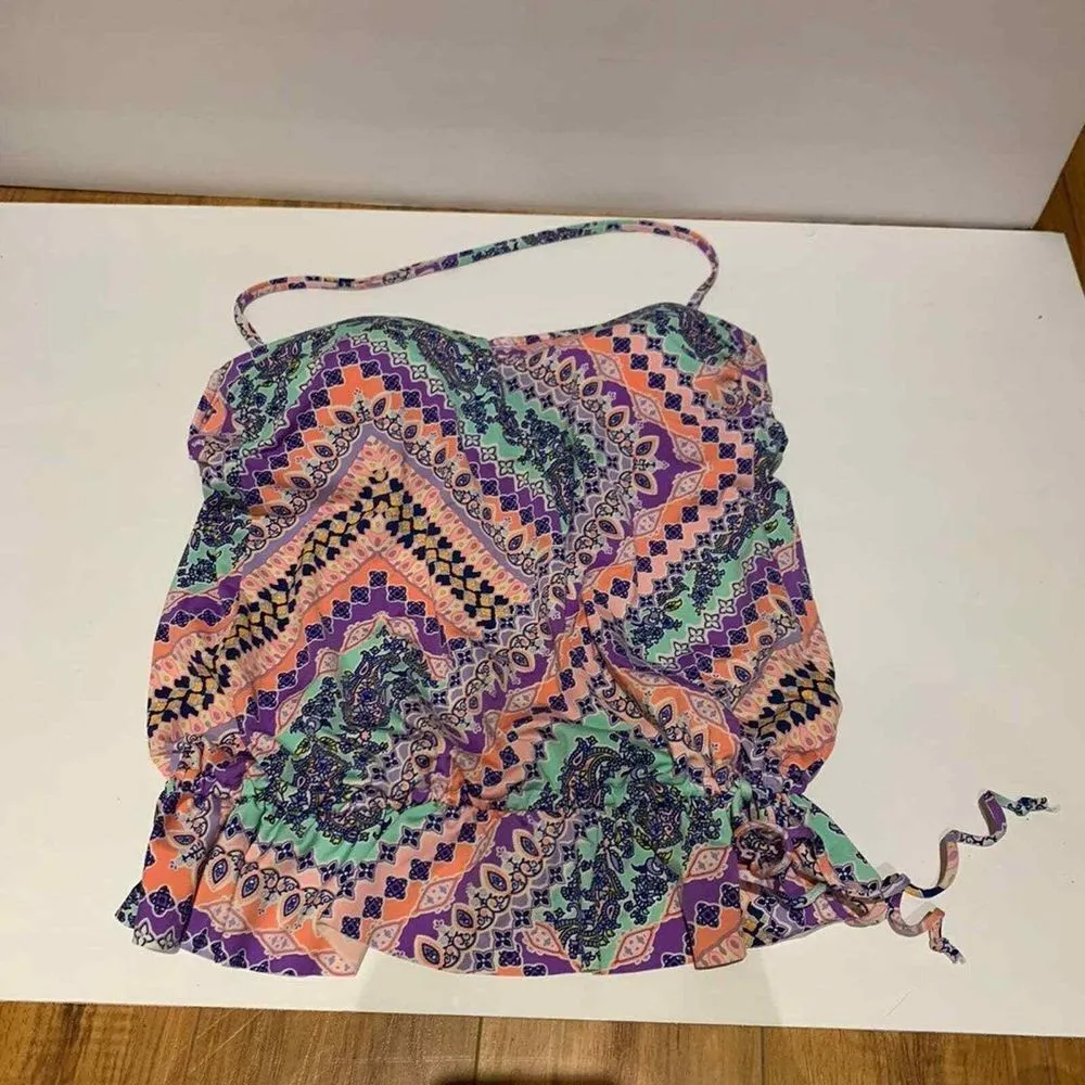 CREMIEUX Bikini swimsuit top Womens size S‎ small tankini swim wear DIV-E - Image 4