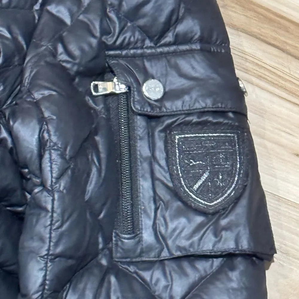 Lauren Ralph Lauren Down Feather Puffer Insulated Parka Quilted Women’s Large Black - Image 2