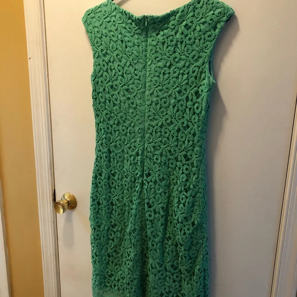 LAUREN RALPH LAUREN Mint Green Sleeveless Dress S6 - Image 4