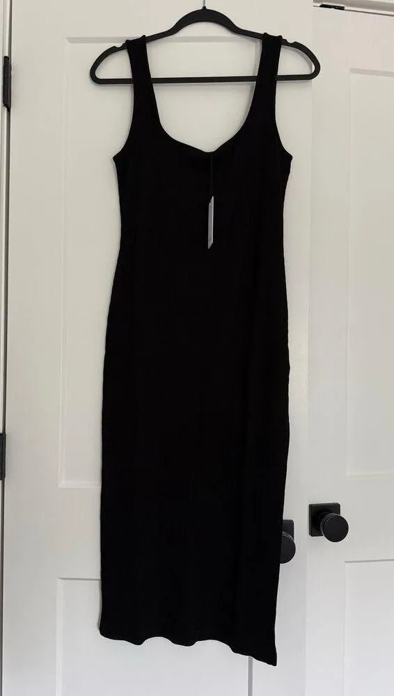 $176 New Lanston Revolve Ribbed Midi Tank Dress - Image 3