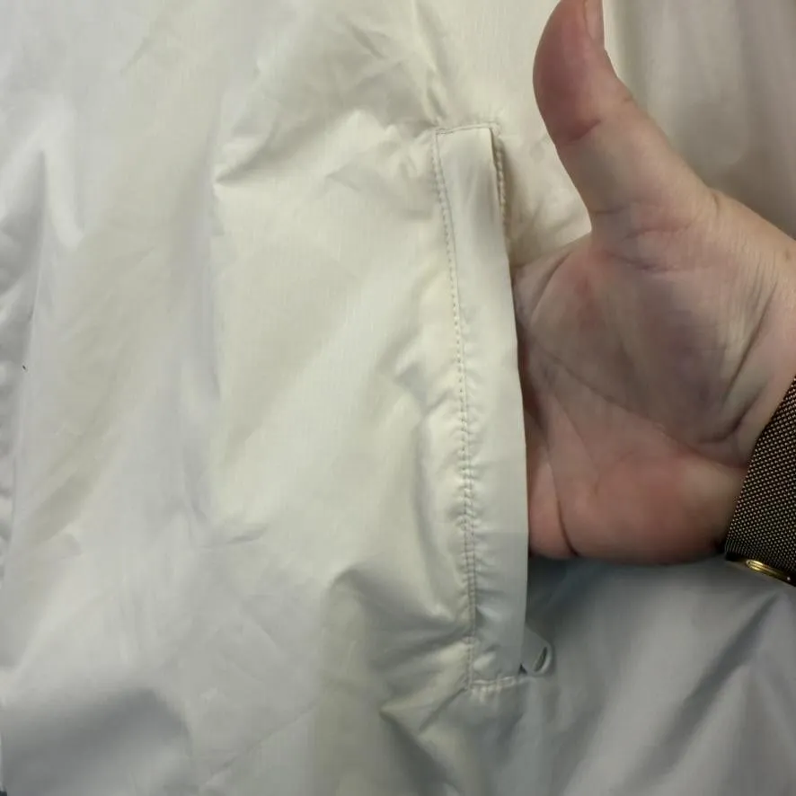 Athleta Sightseer Lace Jacket Womens 3X White Zip Front Lightweight Windbreaker - Image 7